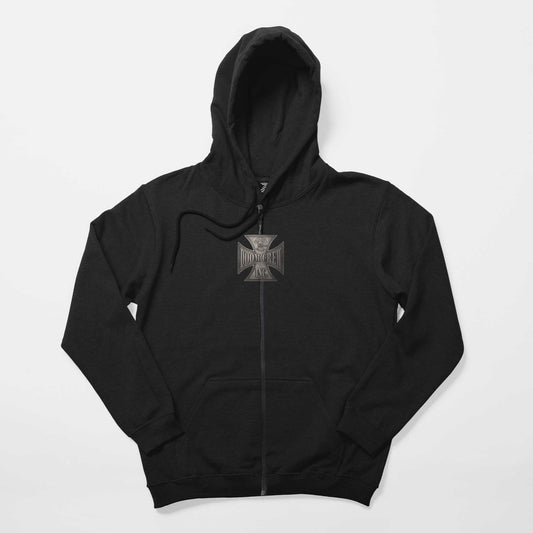 Black Label Society Doom Crew Inc Siyah Fermuarlı Kapşonlu Sweatshirt