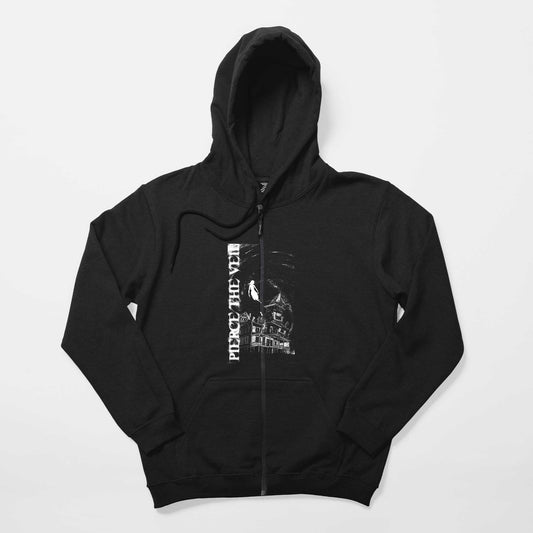 Three Days Grace Pierce The Veil Siyah Fermuarlı Kapşonlu Sweatshirt