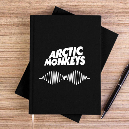 Artic Monkeys-2 Siyah Çizgisiz Kanvas Defter