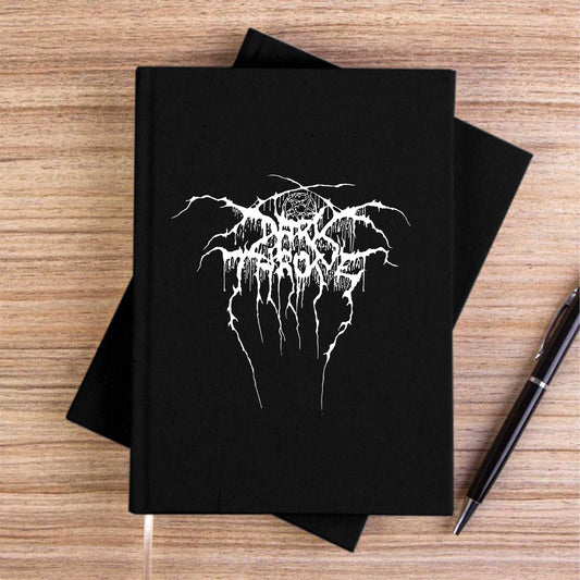 Dark Throne Siyah Çizgisiz Kanvas Defter