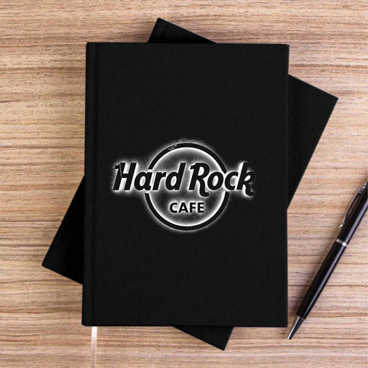 Hard Rock Cafe Glow Siyah Çizgisiz Kanvas Defter