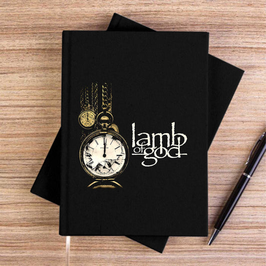 Lamb Of God Live İn Richmond Siyah Çizgisiz Kanvas Defter