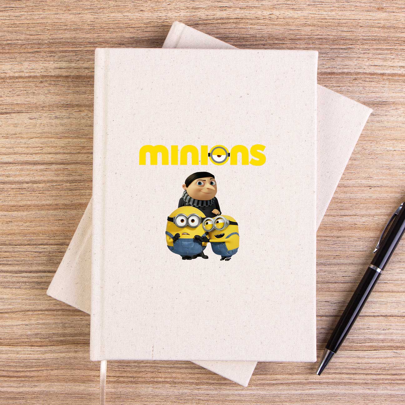 Minions Team Çizgisiz Kanvas Defter