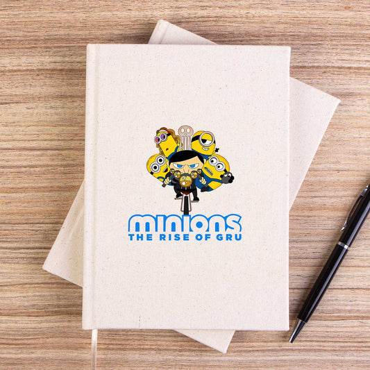 Minions Ride Bikes Çizgisiz Kanvas Defter