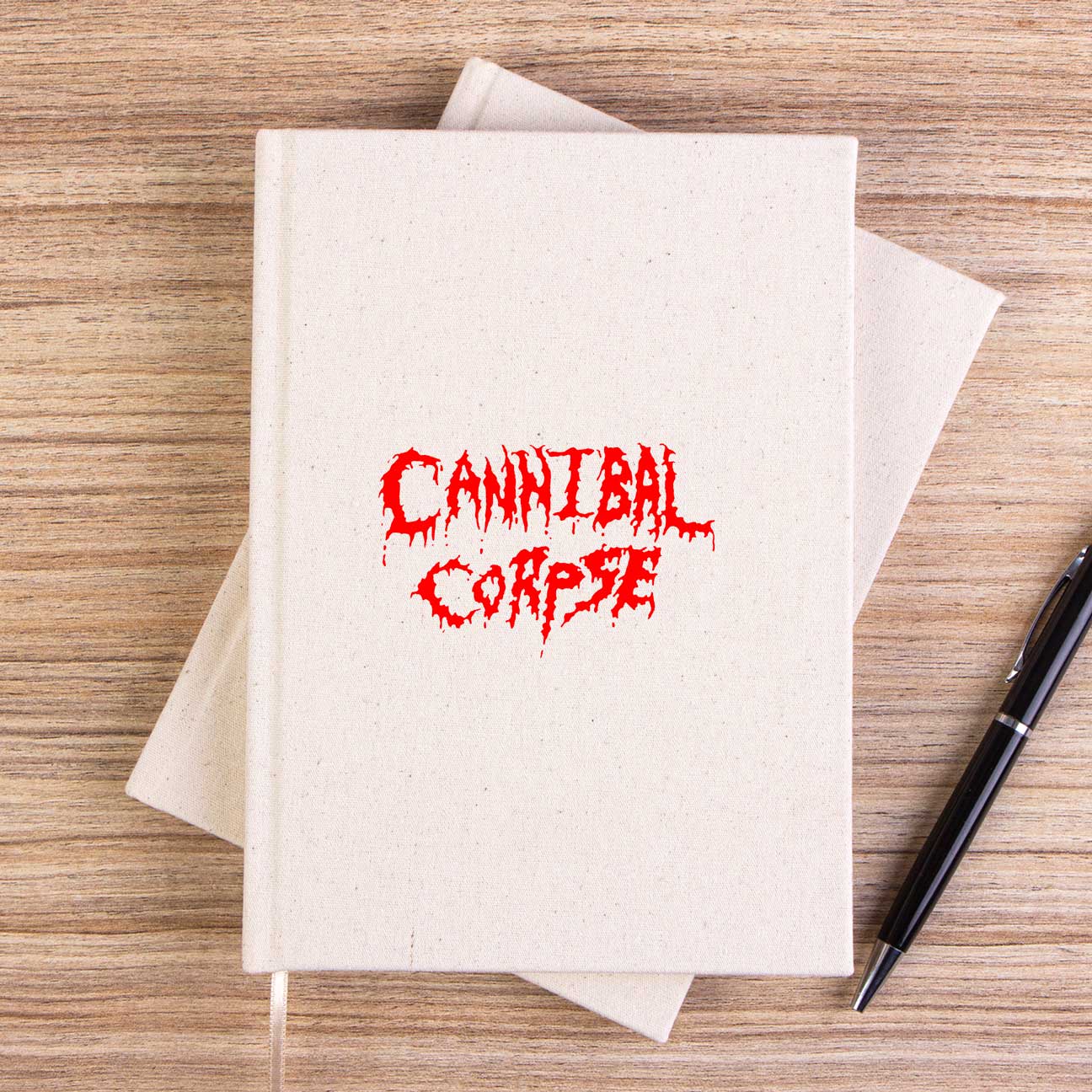 Cannibal Corpse Logo Çizgisiz Kanvas Defter