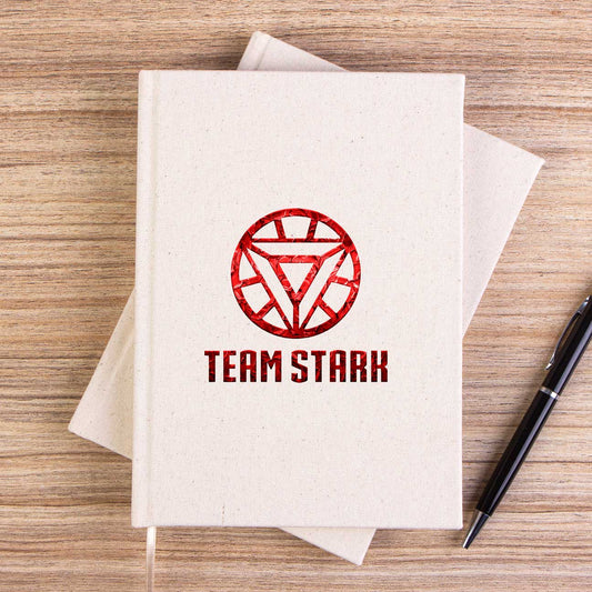 Iron Man Team Stark Çizgisiz Kanvas Defter