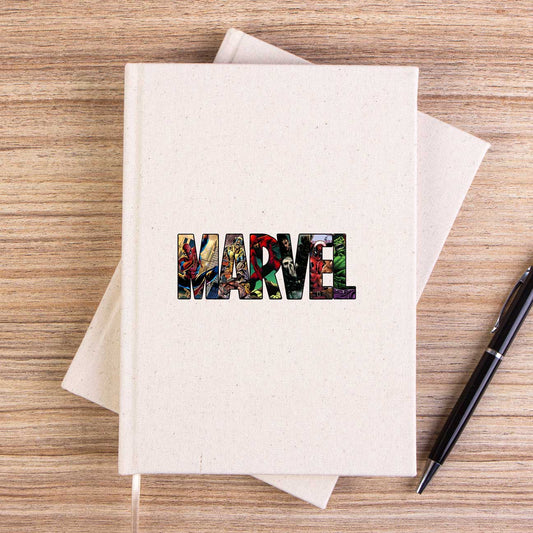 Marvel Heroes in Post 2 Çizgisiz Kanvas Defter