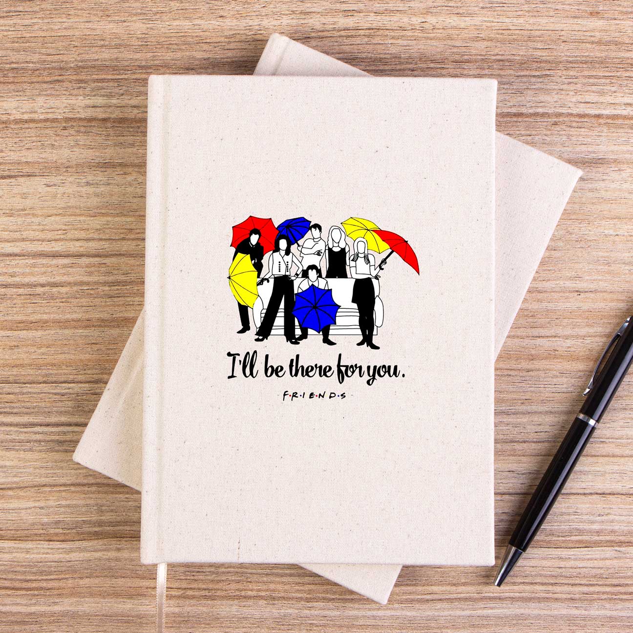 Friends I Will Be There For You Çizgisiz Kanvas Defter