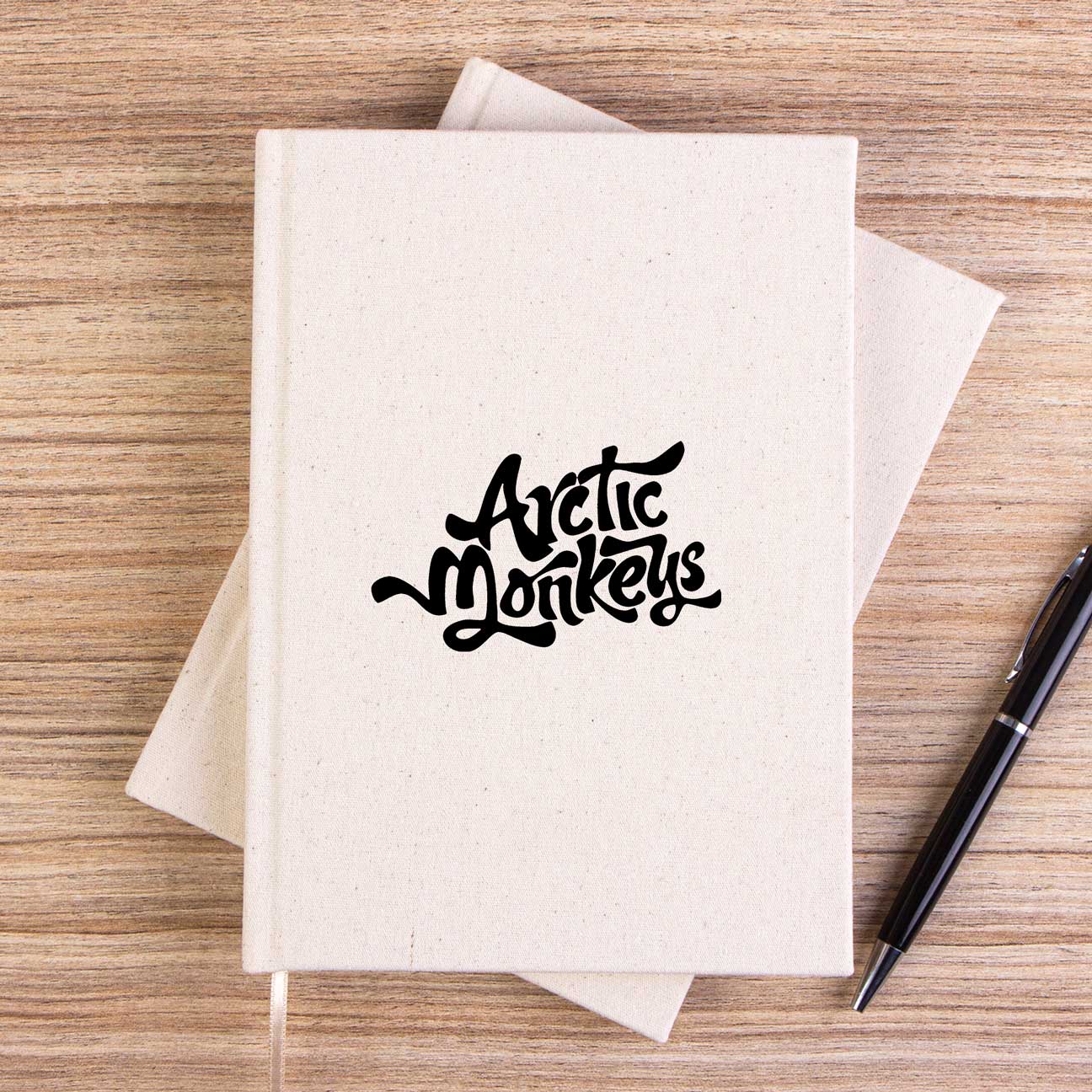 Arctic Monkeys Logo 2 Çizgisiz Kanvas Defter