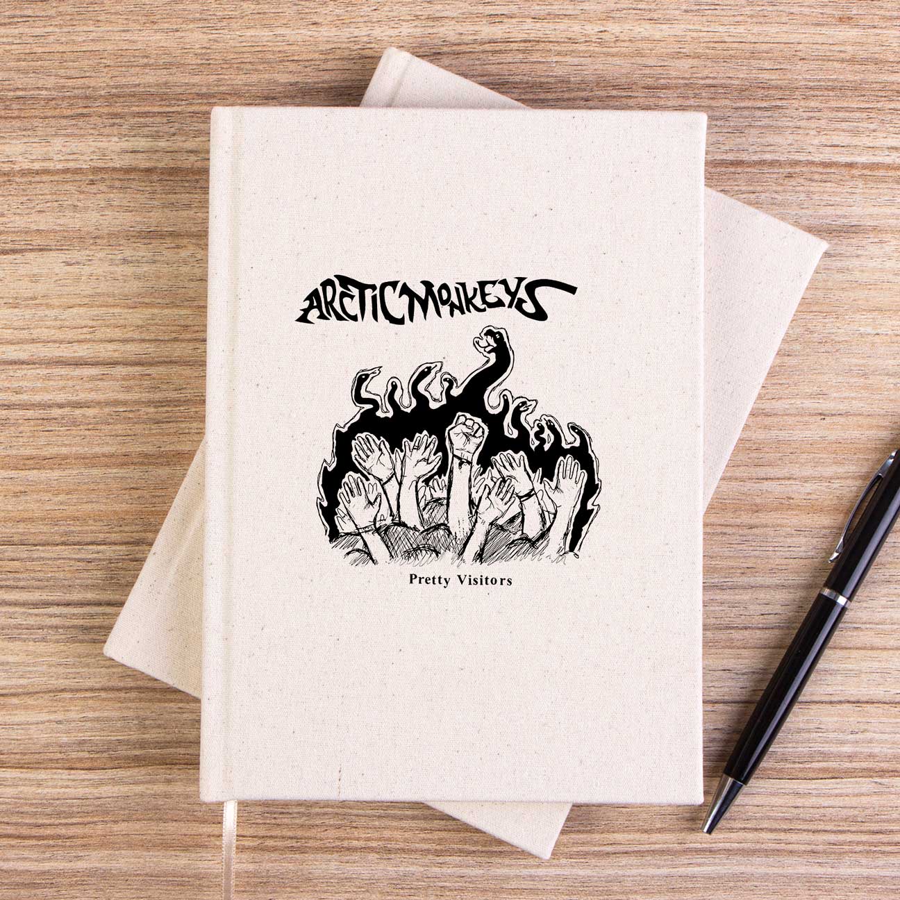 Arctic Monkeys Pretty Visitors Çizgisiz Kanvas Defter