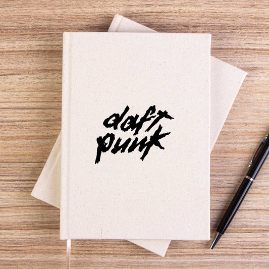 Daft Punk Logo Classic 2 Çizgisiz Kanvas Defter