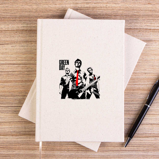 Green Day Group and Bomb Çizgisiz Kanvas Defter