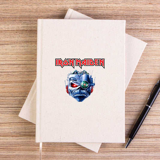 Iron Maiden Bionic Çizgisiz Kanvas Defter