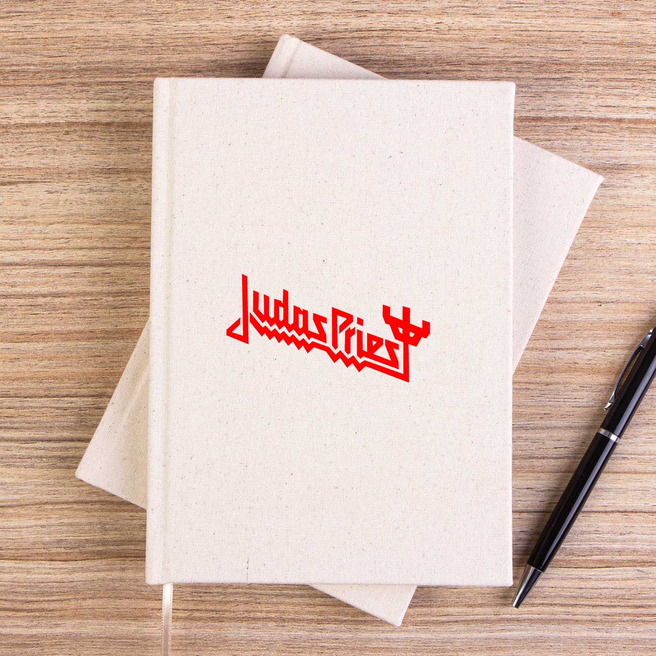 Judas Priest Logo 3 Çizgisiz Kanvas Defter