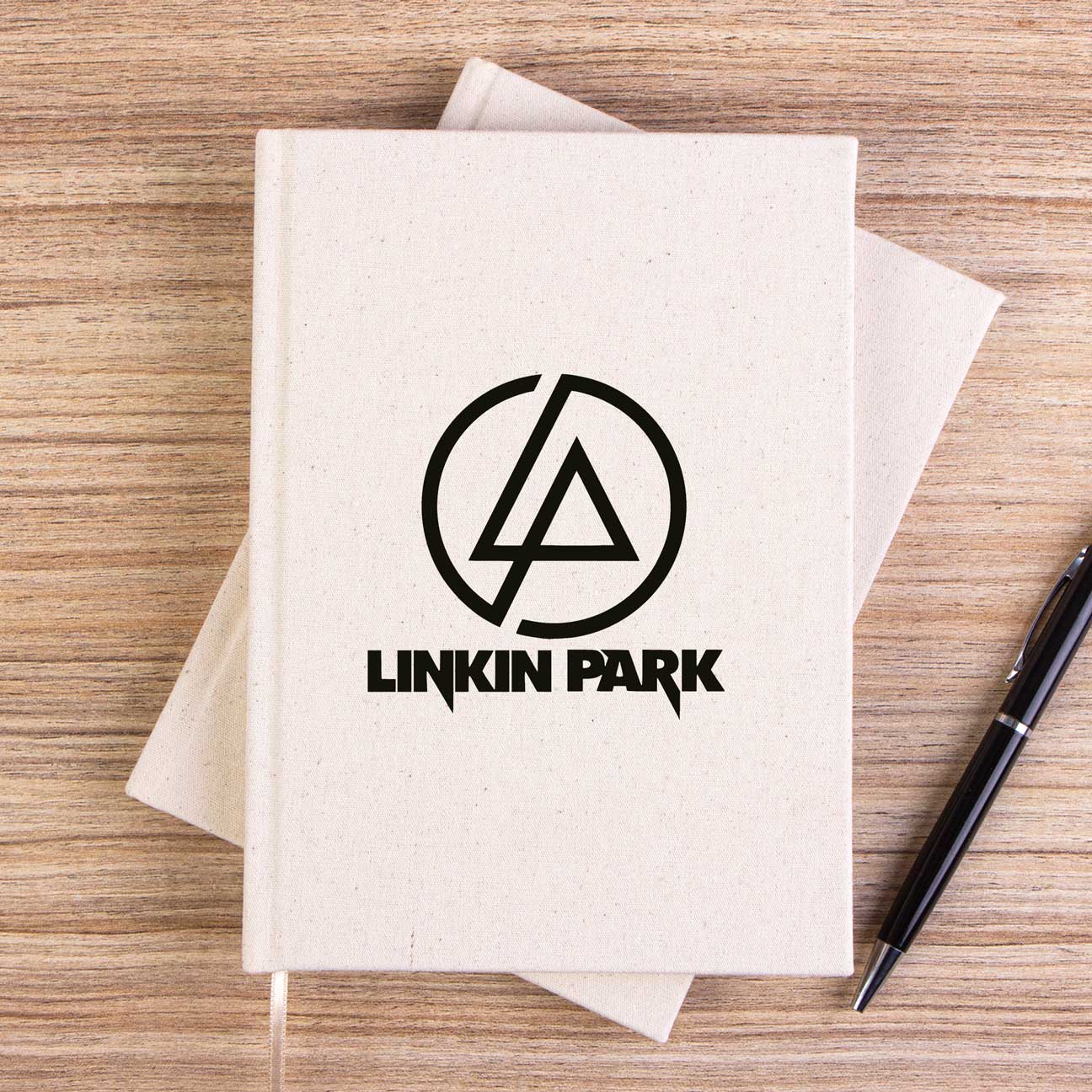 Linkin Park Logo Çizgisiz Kanvas Defter