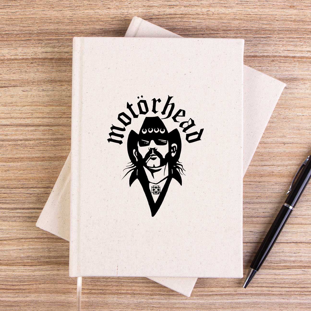 MotörHead Face Çizgisiz Kanvas Defter