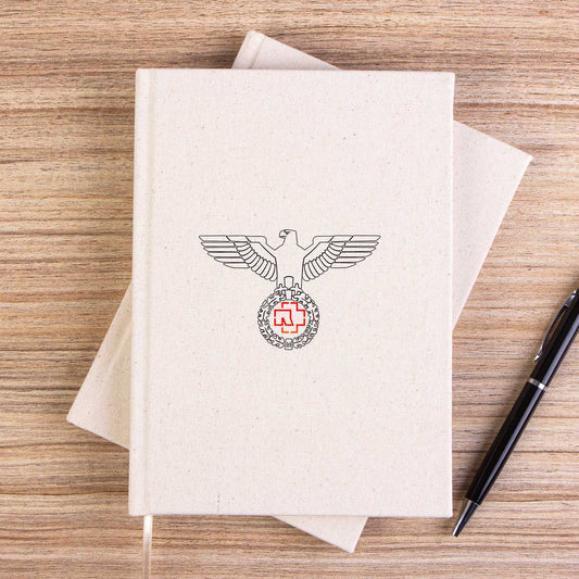 Rammstein Eagle Çizgisiz Kanvas Defter