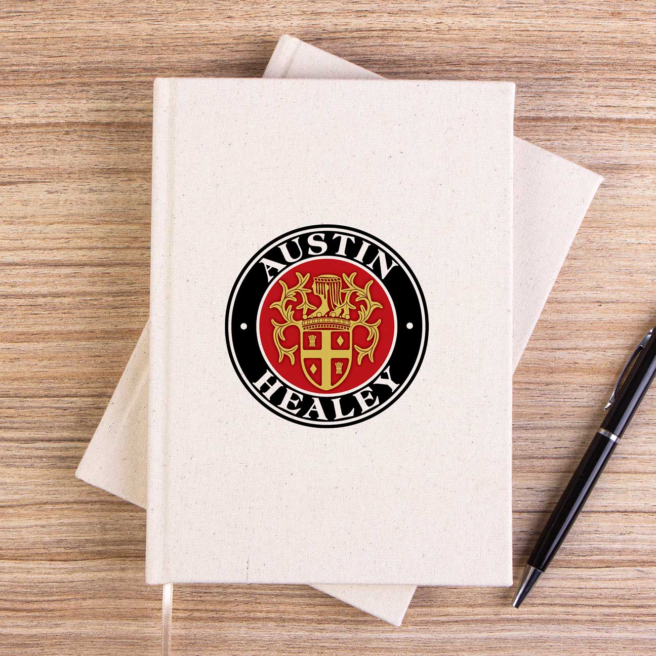 Austin Healey Logo 2 Çizgisiz Kanvas Defter