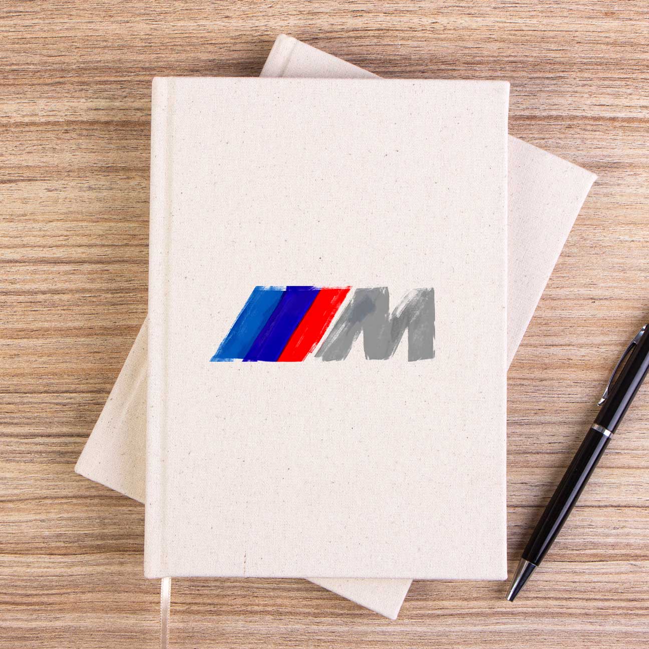 BMW M Power Brush Çizgisiz Kanvas Defter