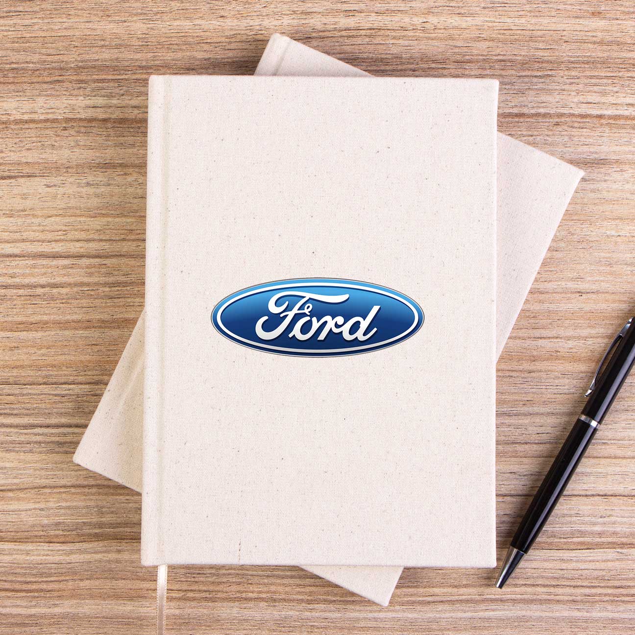 Ford Logo Çizgisiz Kanvas Defter