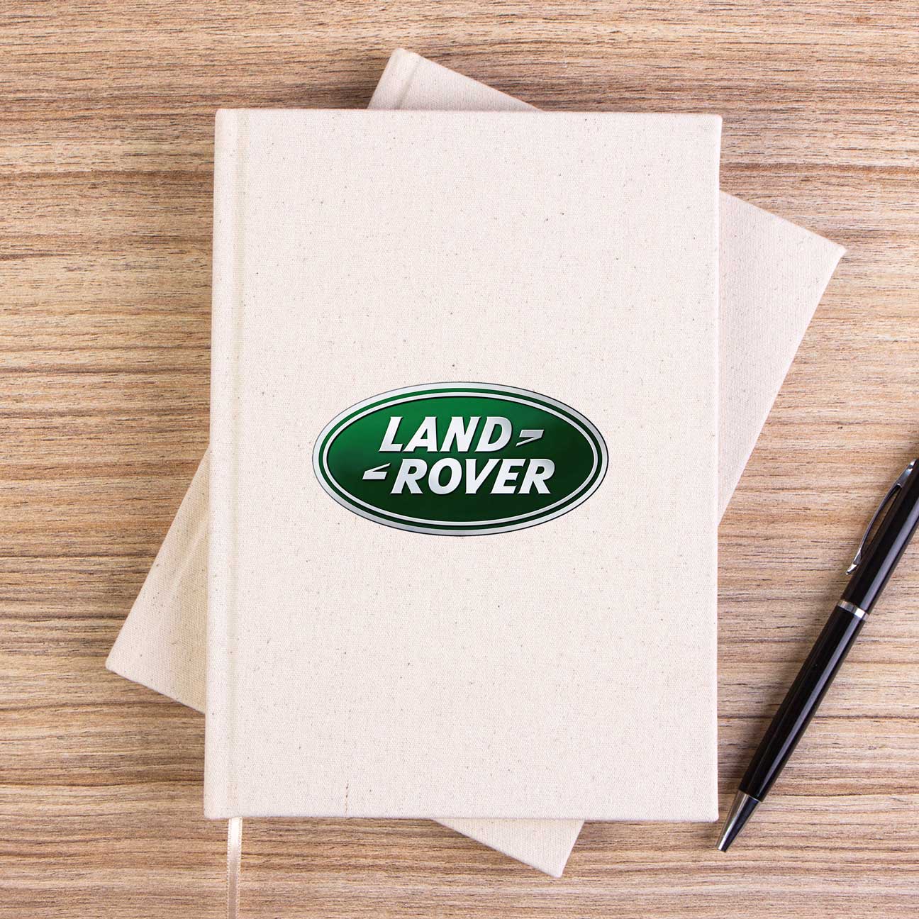 Land Rover Logo Çizgisiz Kanvas Defter