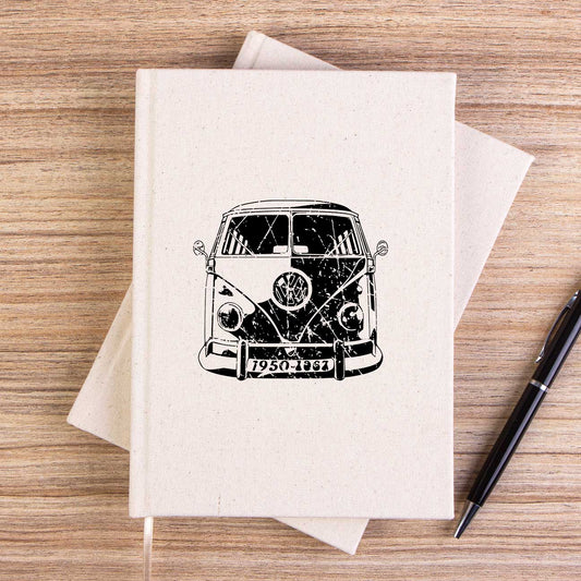 Volkswagen Van BW Çizgisiz Kanvas Defter