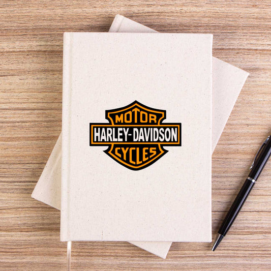 Harley Davidson Logo Çizgisiz Kanvas Defter