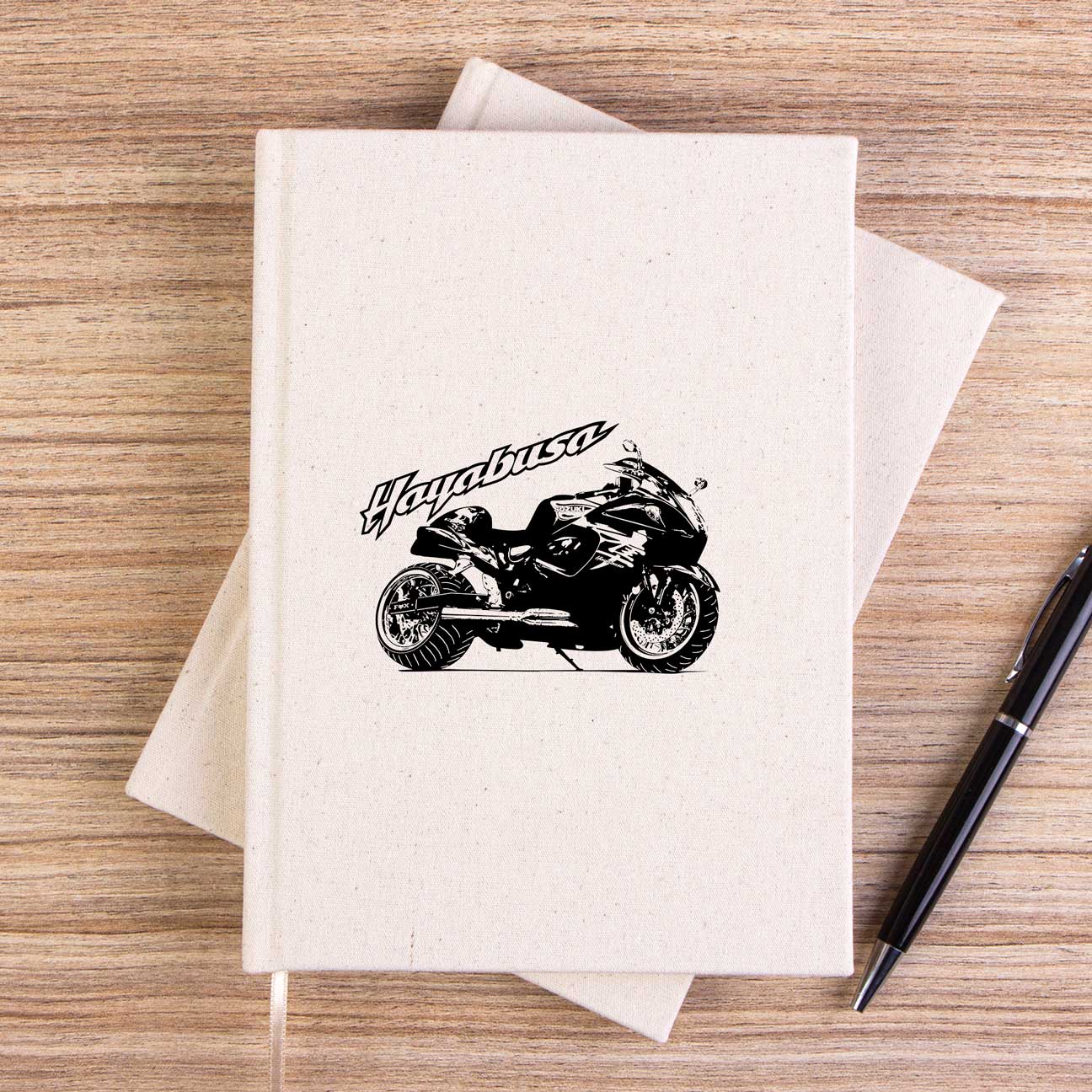 Suzuki Hayabusa Çizgisiz Kanvas Defter