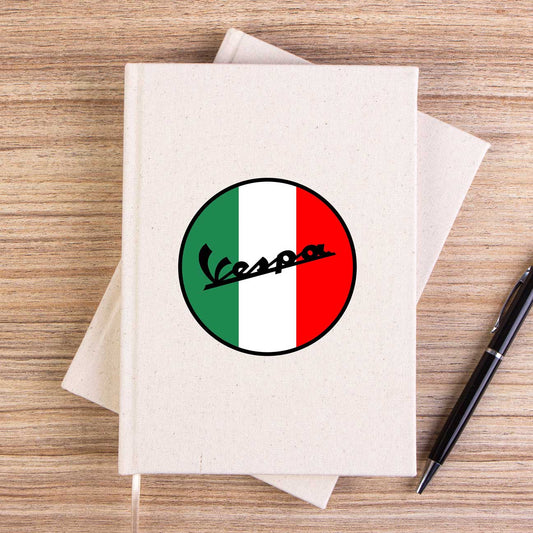 Vespa Logo Çizgisiz Kanvas Defter