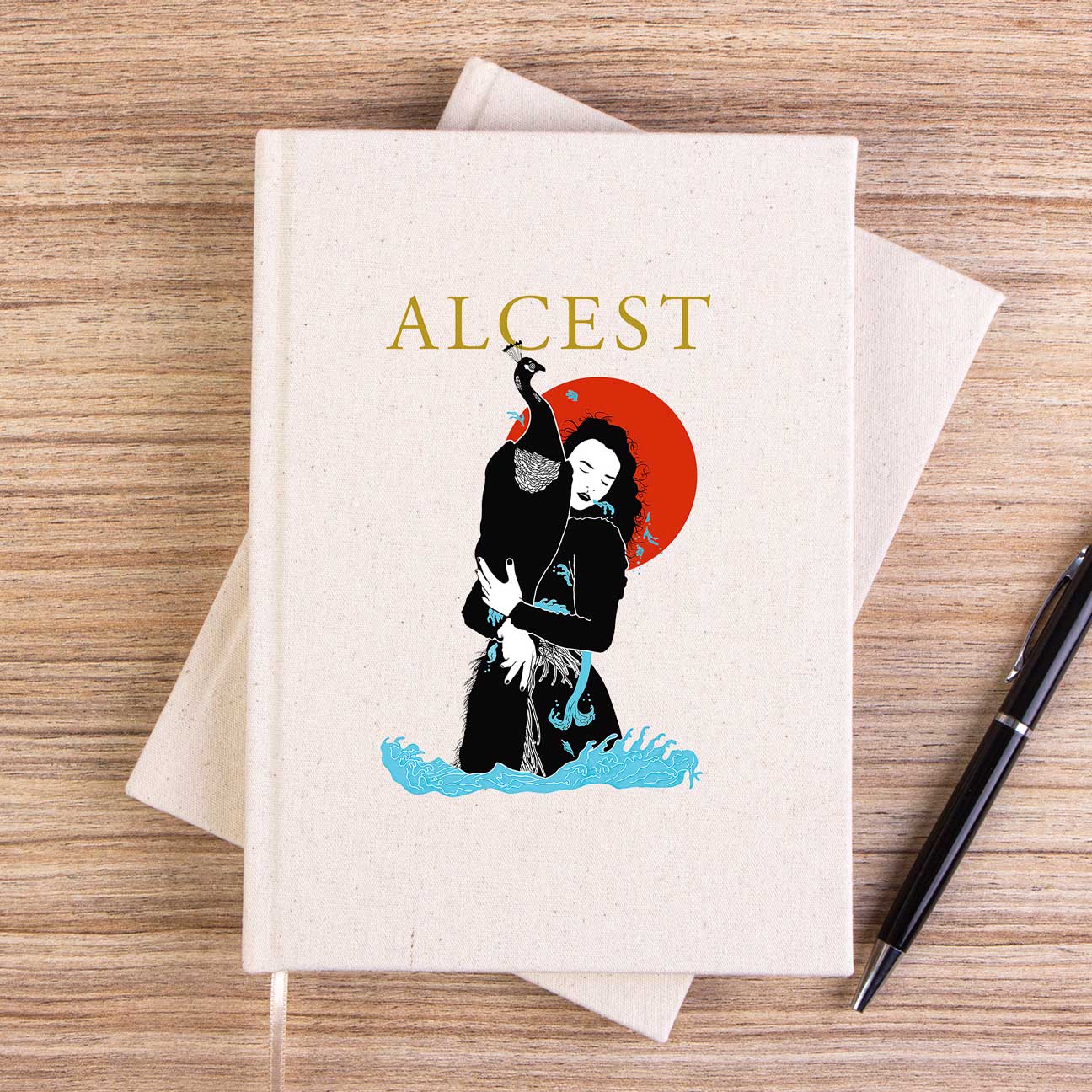 Alcest İllustrator Çizgisiz Kanvas Defter
