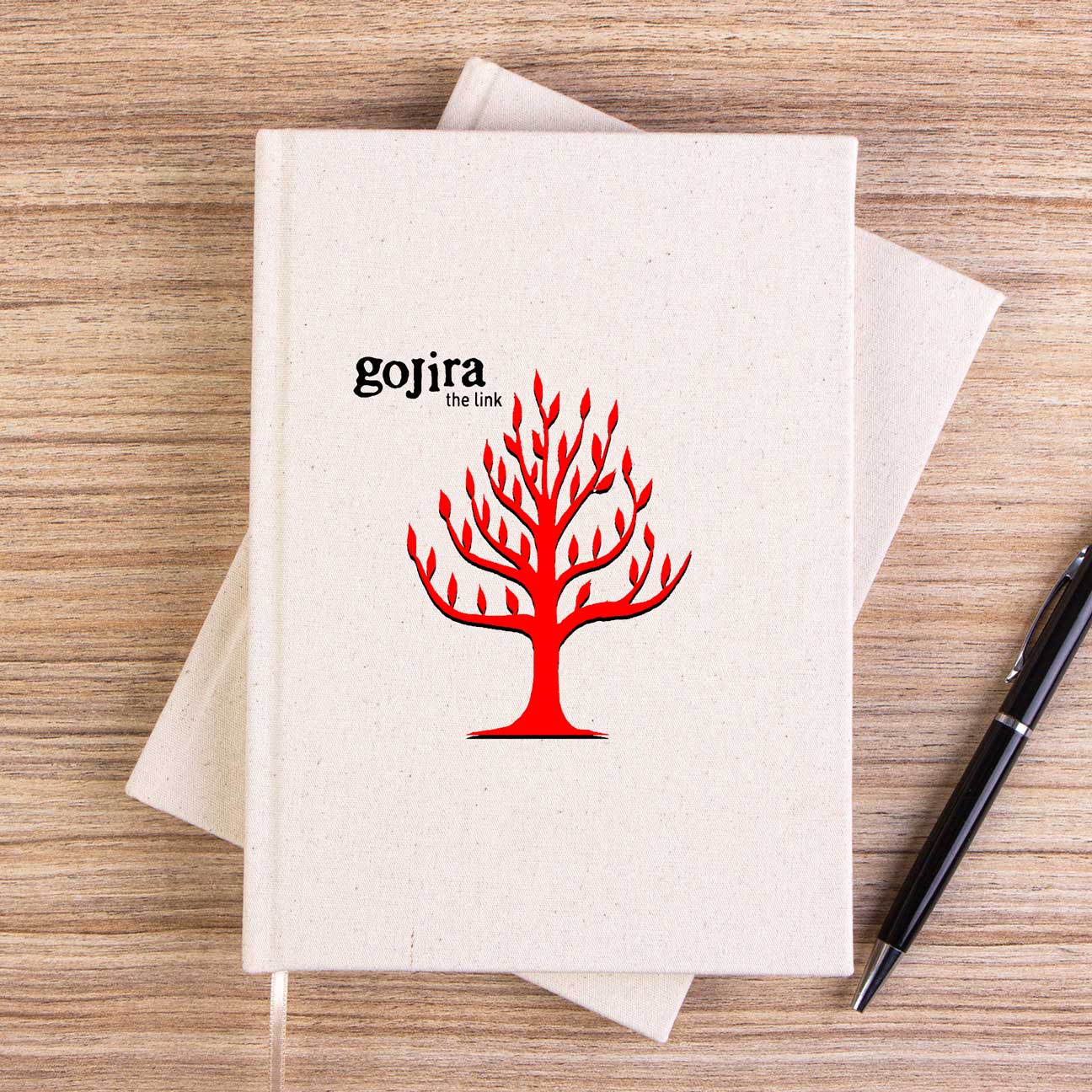 Gojira The Link Çizgisiz Kanvas Defter