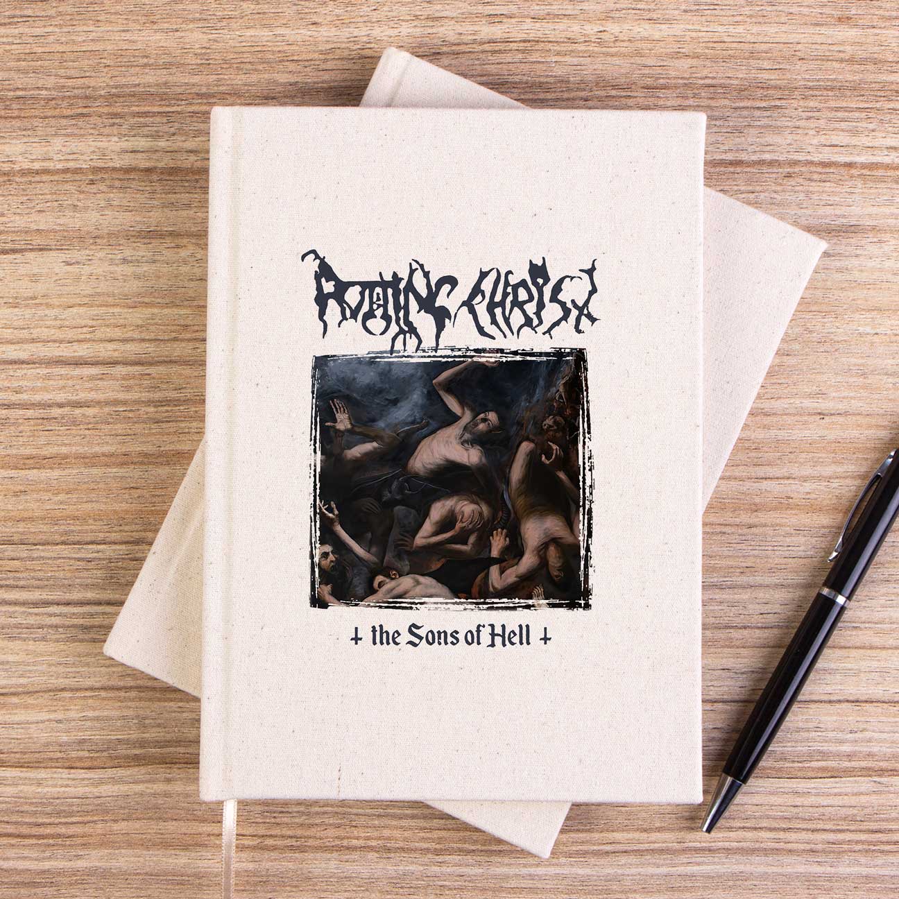 Rotting Christ The Sons Of Hell Çizgisiz Kanvas Defter