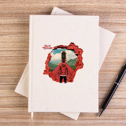 A Day Remember Youre Welcome Çizgisiz Kanvas Defter