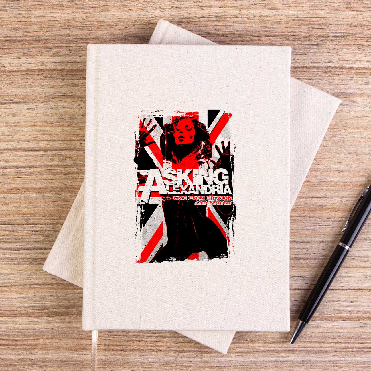 Asking Alexandria Live From Brixton And Beyond Çizgisiz Kanvas Defter
