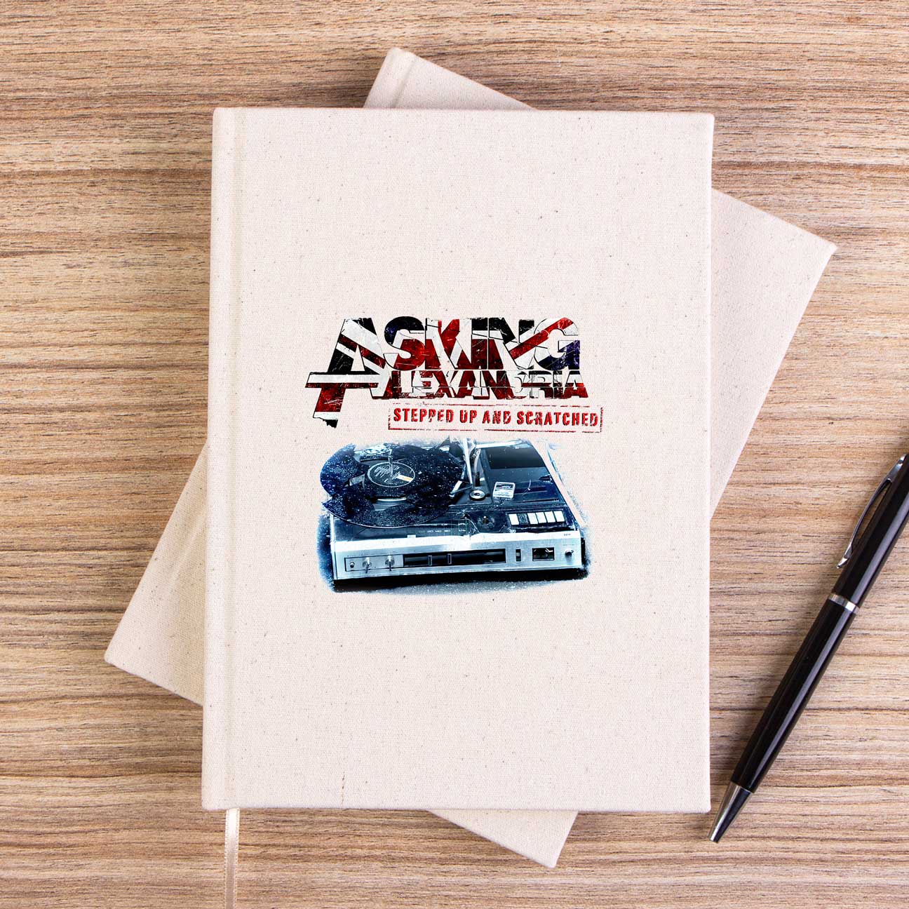 Asking Alexandria Stepped Up And Scratched Çizgisiz Kanvas Defter