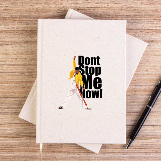 Queen Don't Stop Me Now Çizgisiz Kanvas Defter