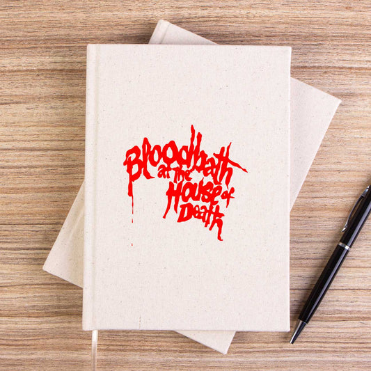 Bloodbath House Death Çizgisiz Kanvas Defter