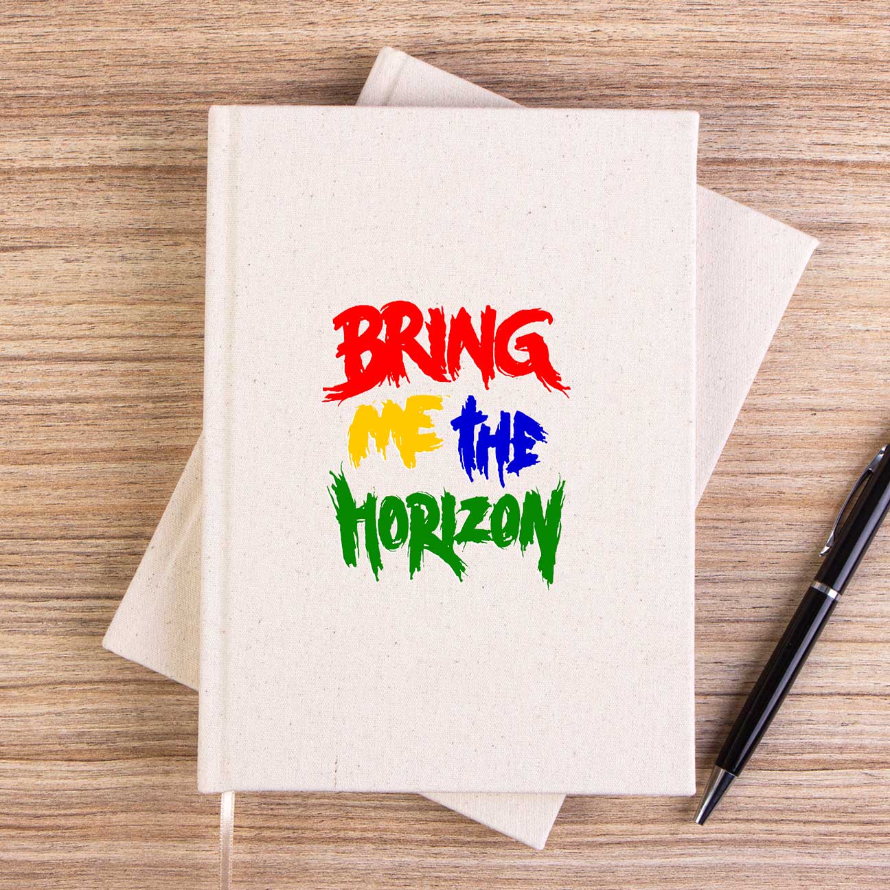 Bring Me The Horizon Rainbow Çizgisiz Kanvas Defter