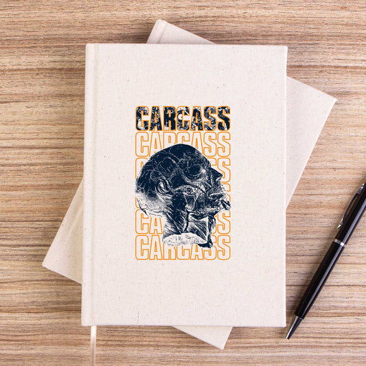 Carcass Human Çizgisiz Kanvas Defter