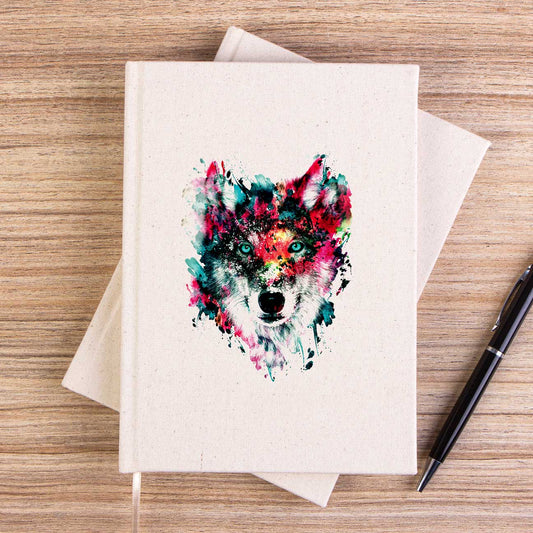 Wolf Color Çizgisiz Kanvas Defter