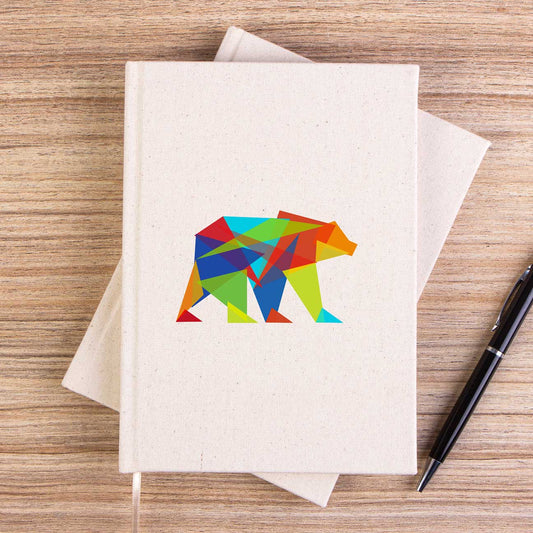 Bear Color Mozaik Çizgisiz Kanvas Defter