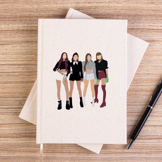 Blackpink Digital Çizgisiz Kanvas Defter