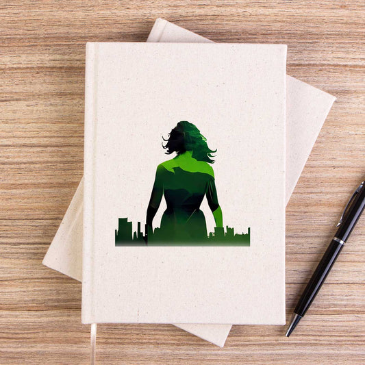 She Hulk City Çizgisiz Kanvas Defter