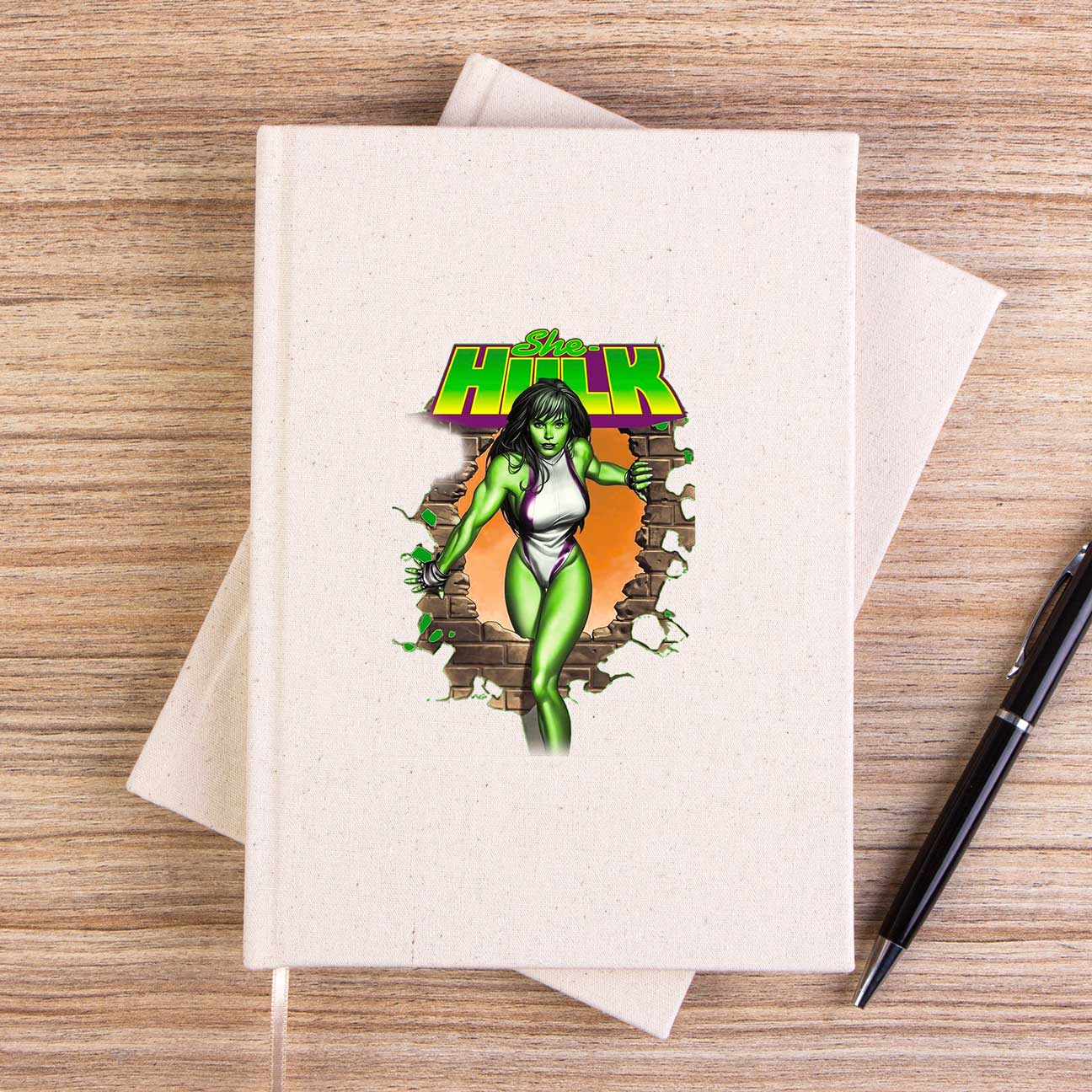 She Hulk Duvar Çizgisiz Kanvas Defter