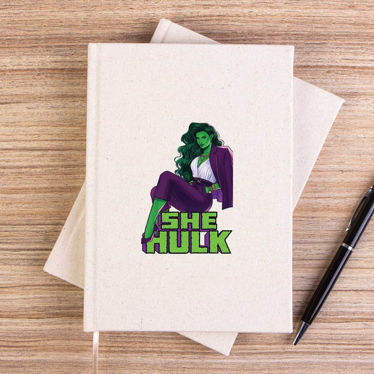 She Hulk Digital Çizgisiz Kanvas Defter