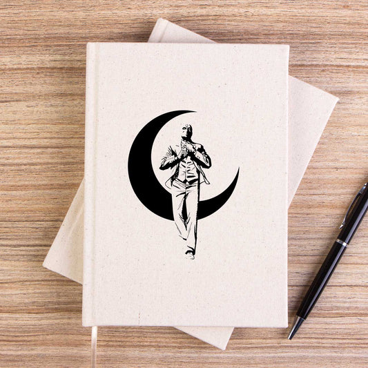 Moon Knight Sketch Çizgisiz Kanvas Defter