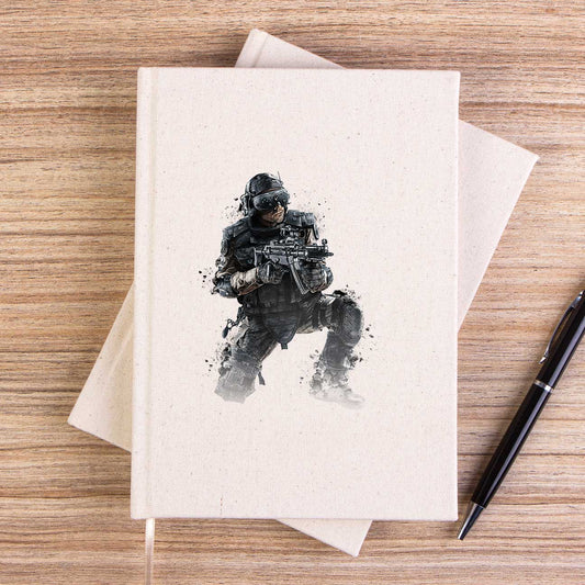 Call Of Combatant Çizgisiz Kanvas Defter