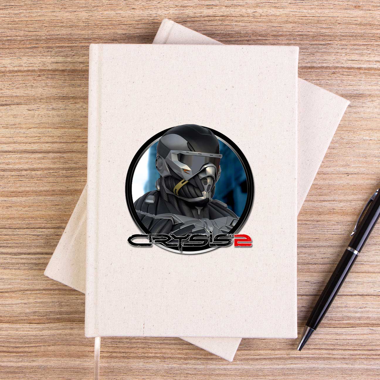 Crysis Masked Warrior Çizgisiz Kanvas Defter