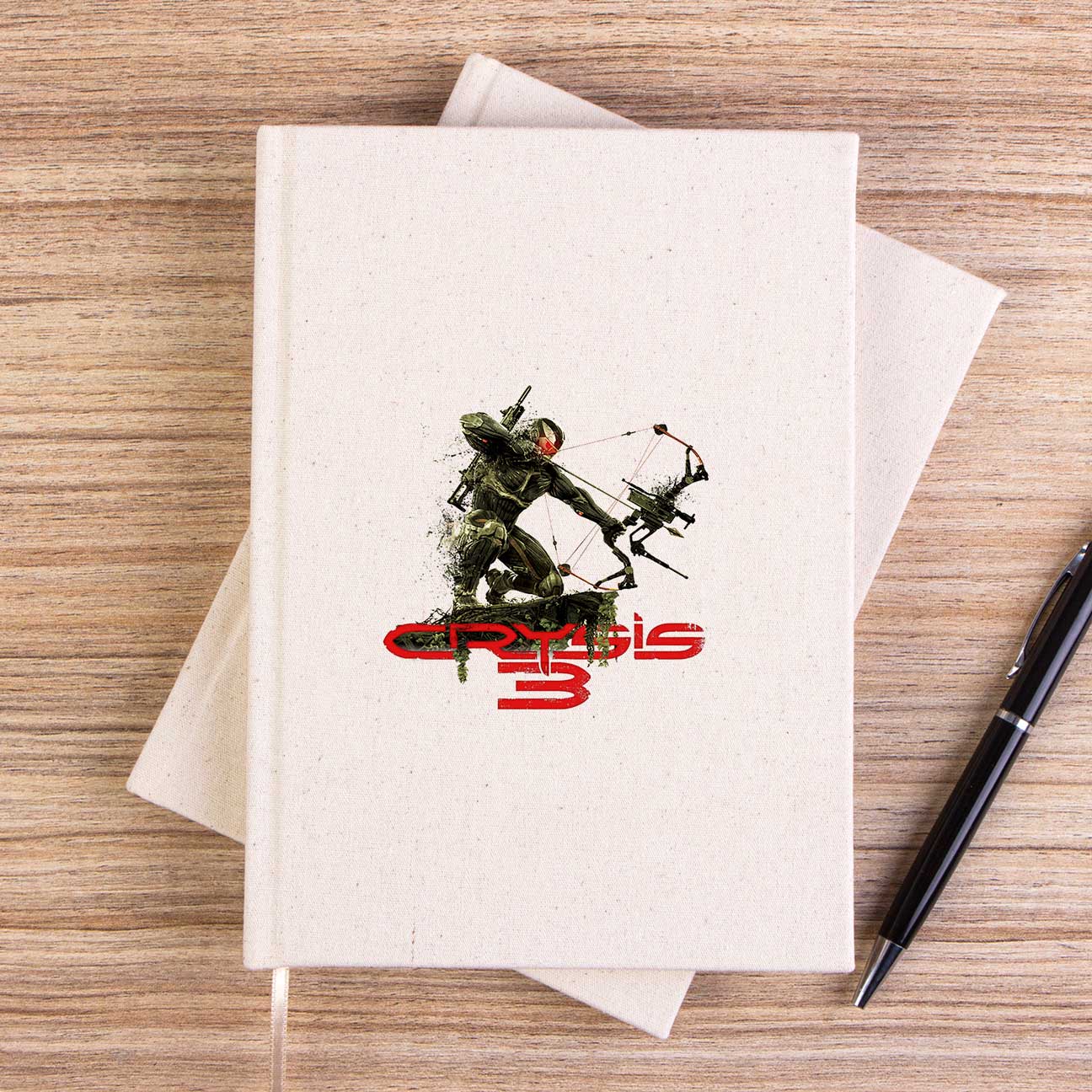 Crysis Level Three Warrior Çizgisiz Kanvas Defter