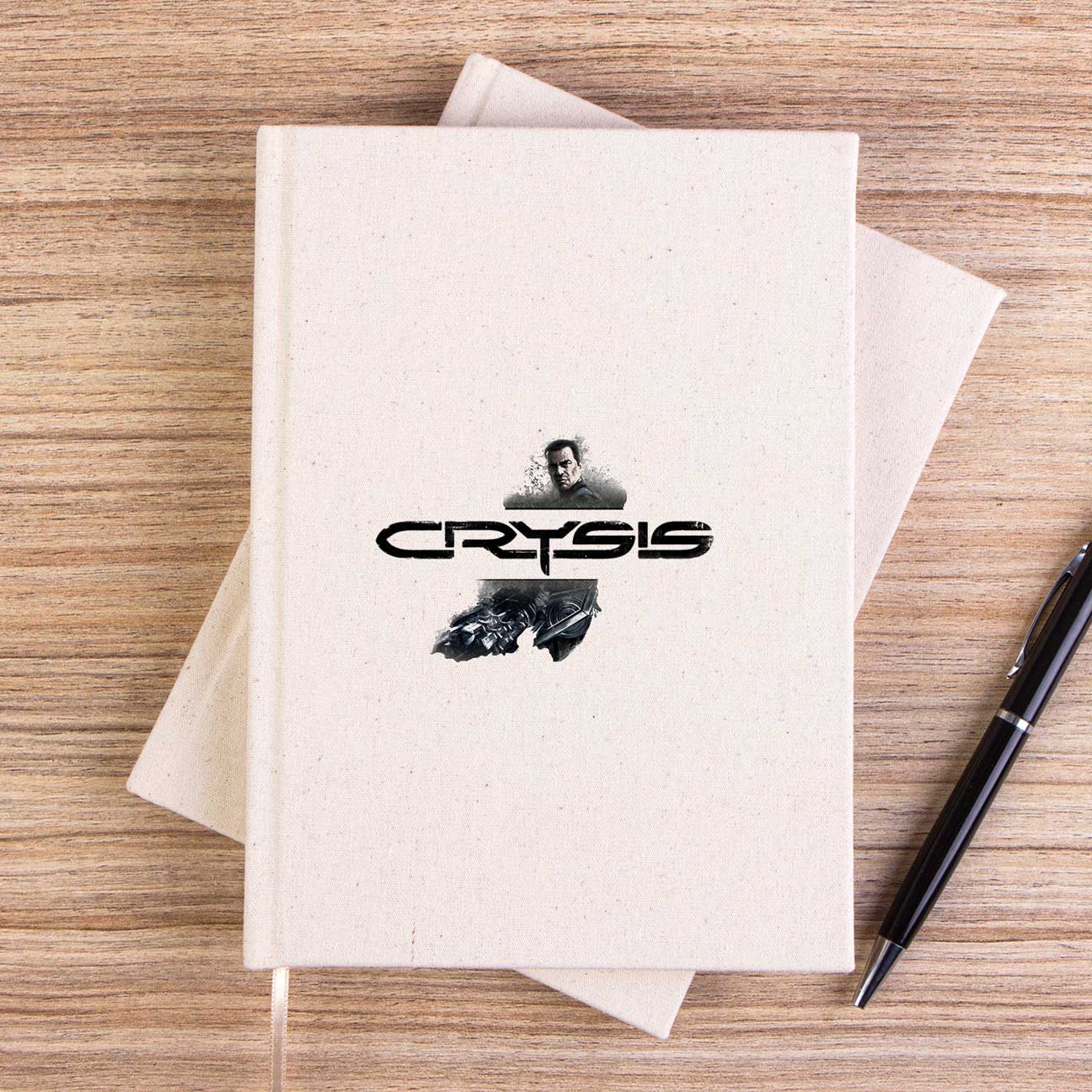 Crysis Stain Warrior Çizgisiz Kanvas Defter